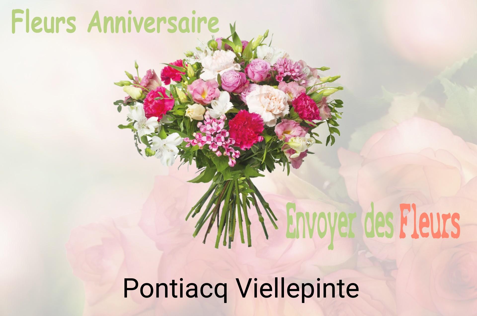 Bouquet de fleurs d’anniversaire livré à Pontiacq-Viellepinte